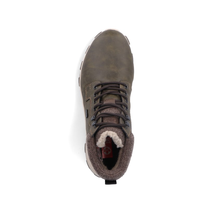 Rieker Artikelnummer 35538-54 Rieker Herren Schnürstiefel schilfgrün Online Outlet