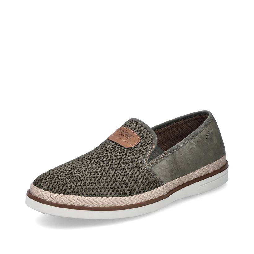 Rieker Artikelnummer B2366-54 Rieker Herren Slipper khaki-grün Bestseller