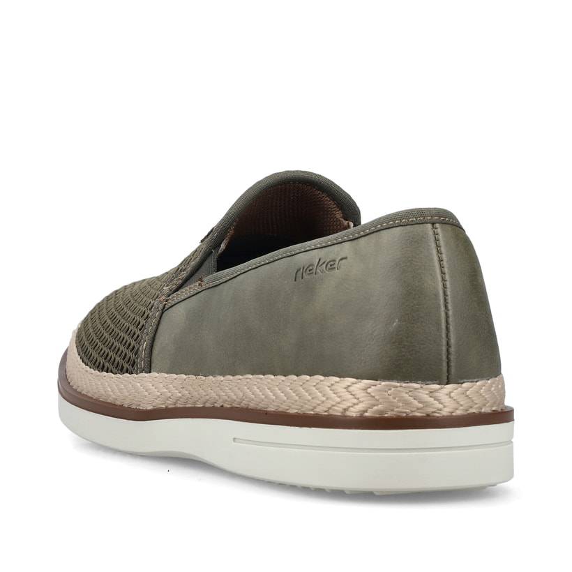 Rieker Artikelnummer B2366-54 Rieker Herren Slipper khaki-grün Bestseller