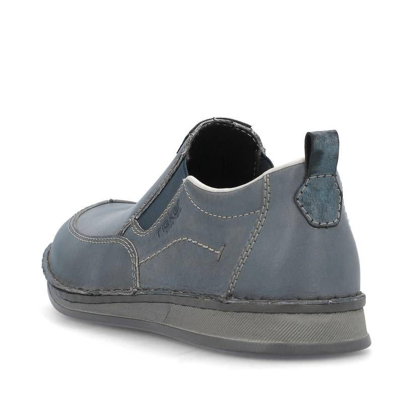 Rieker Artikelnummer 05450-12 Rieker Herren Slipper schieferblau Kauf eins, bekomm eins gratis