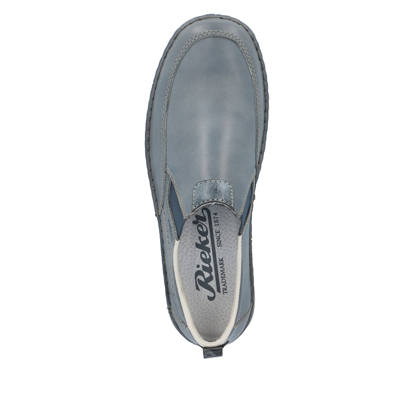 Rieker Artikelnummer 05450-12 Rieker Herren Slipper schieferblau Kauf eins, bekomm eins gratis