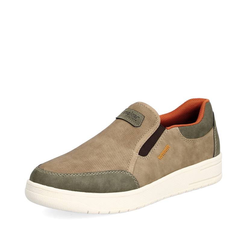 Rieker Artikelnummer B7853-64 Rieker Herren Slipper braun-beige Riesige Ersparnisse