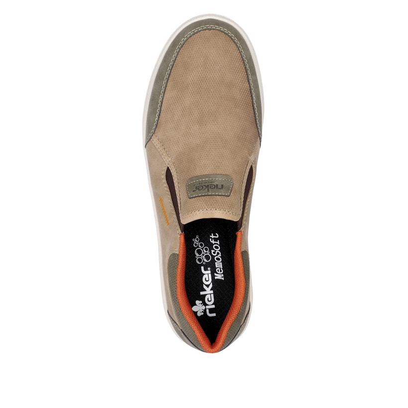 Rieker Artikelnummer B7853-64 Rieker Herren Slipper braun-beige Riesige Ersparnisse