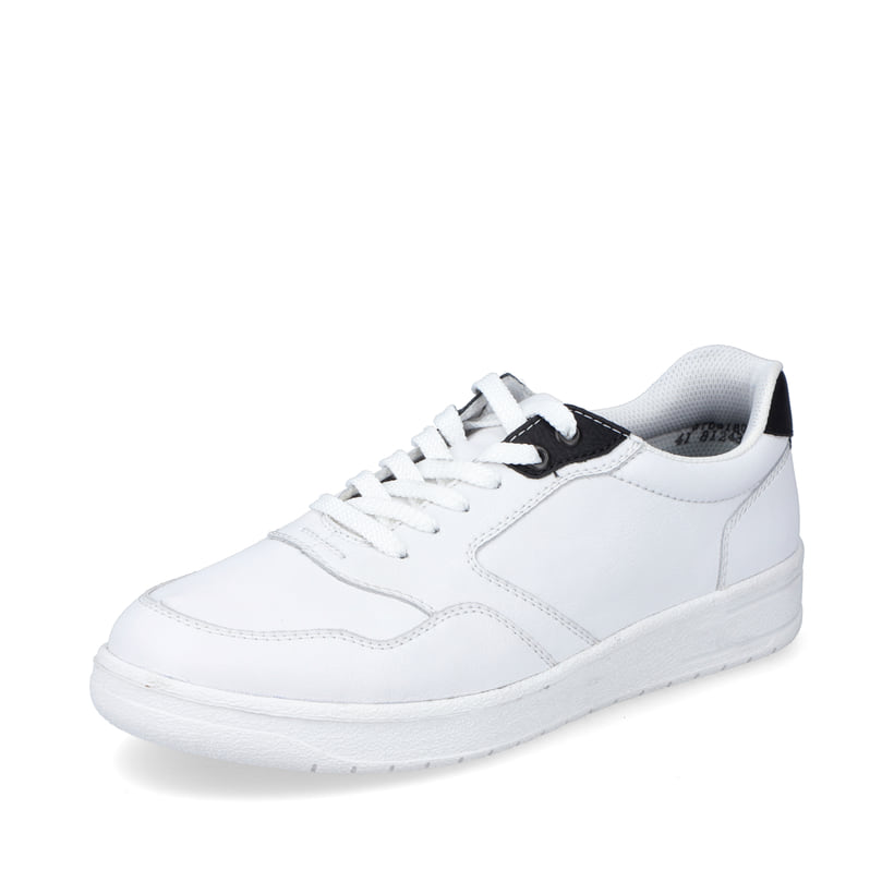 Rieker Artikelnummer B7801-80 Rieker Herren Sneaker Low reinweiß Tiefpreis