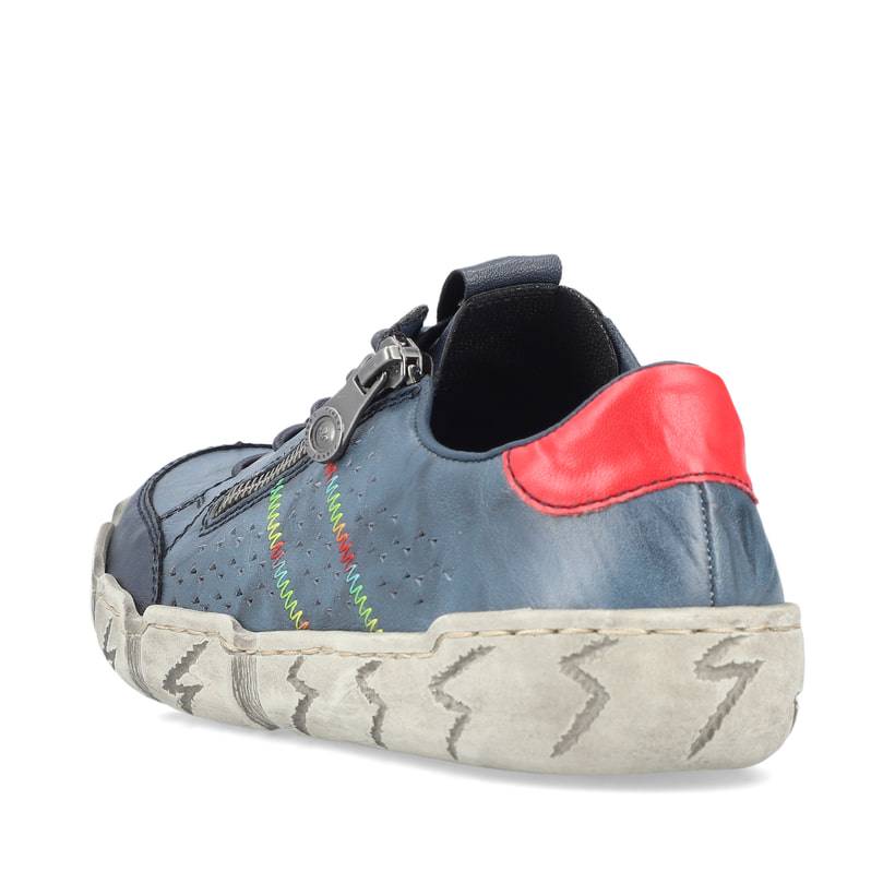 Rieker Artikelnummer L0357-12 Rieker Damen Schnürschuhe schieferblau Super Sparpreis