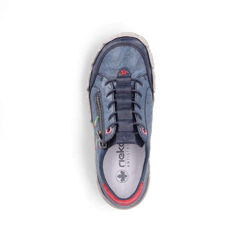 Rieker Artikelnummer L0357-12 Rieker Damen Schnürschuhe schieferblau Super Sparpreis