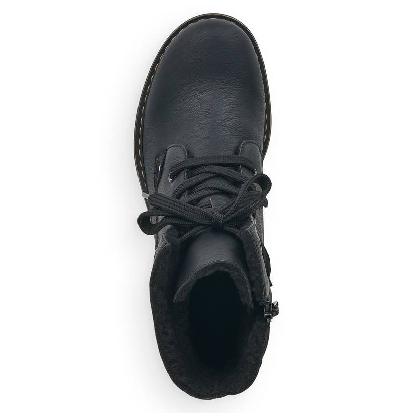 Rieker Artikelnummer 71229-02 Rieker Damen Schnürstiefel asphaltschwarz Neueste Stile