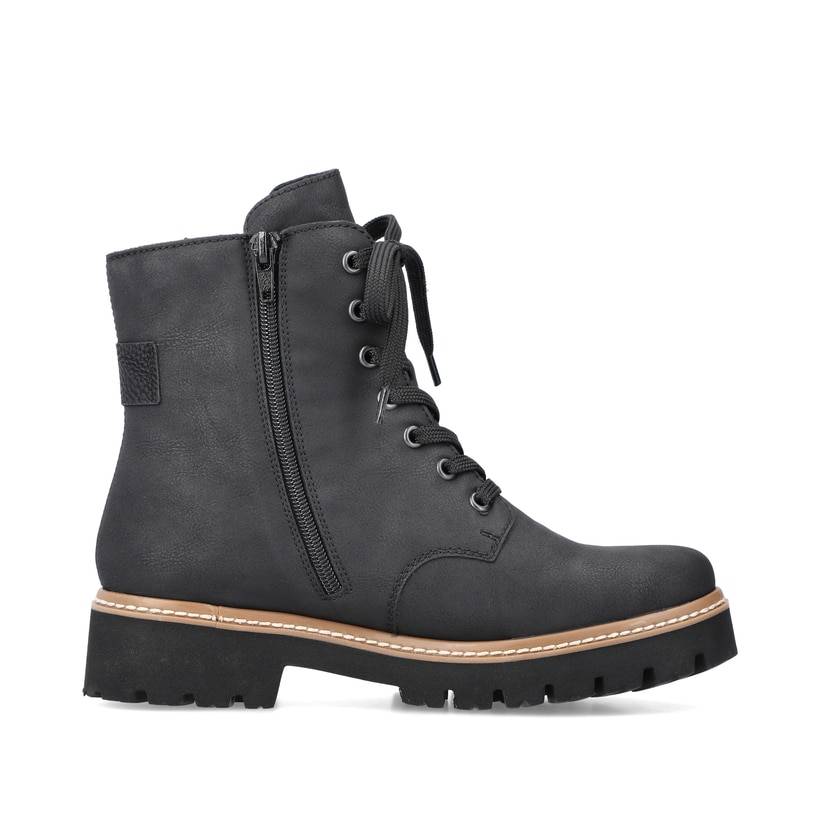 Rieker Artikelnummer Z5723-00 Rieker Damen Biker Boots urbanschwarz Letzte 2 Tage
