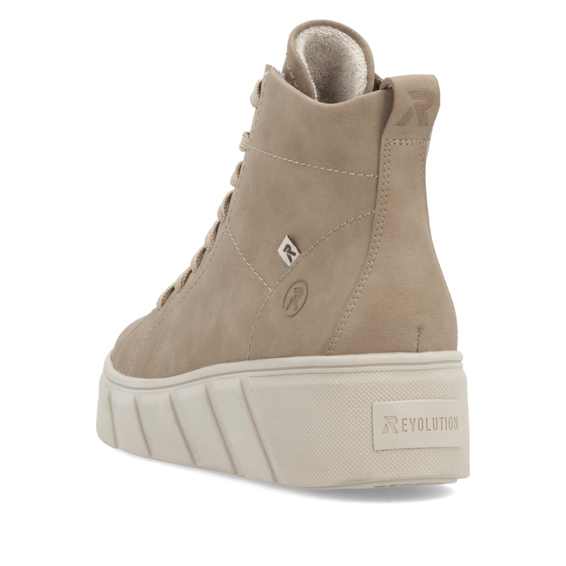 Rieker Artikelnummer W0561-20 Rieker Damen Sneaker High lehmbeige Bis zu 50% Rabatt