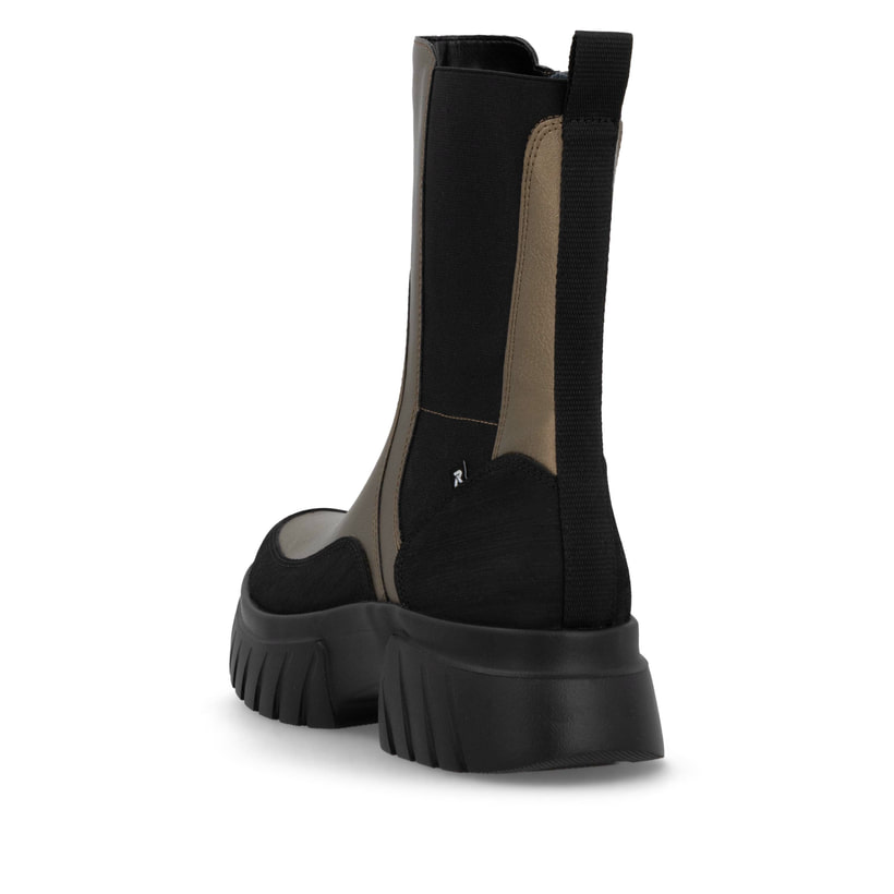 Rieker Artikelnummer W1872-90 Rieker Damen Chelsea Boots bronze-schwarz Bis zu 65% Rabatt