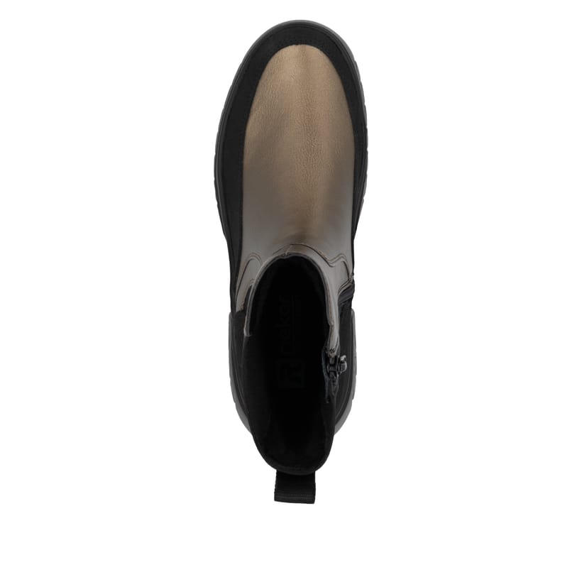Rieker Artikelnummer W1872-90 Rieker Damen Chelsea Boots bronze-schwarz Bis zu 65% Rabatt