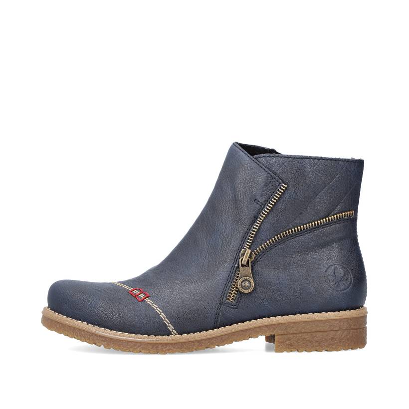 Rieker Artikelnummer 73571-14 Rieker Damen Kurzstiefel marineblau