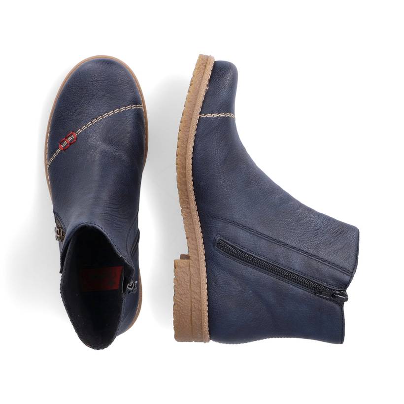 Rieker Artikelnummer 73571-14 Rieker Damen Kurzstiefel marineblau Sonderangebot der Fabrik