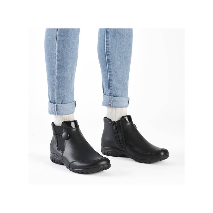 Rieker Artikelnummer L4665-00 Rieker Damen Chelsea Boots mitternachtsschwarz Super Rabatt