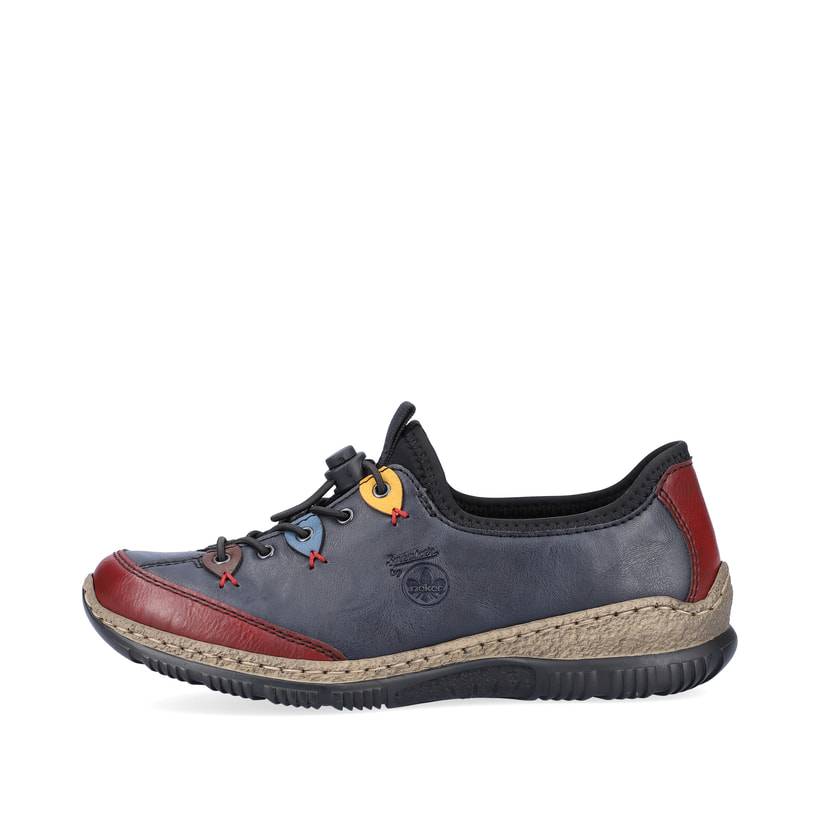 Rieker Artikelnummer N3271-35 Rieker Damen Slipper azurblau