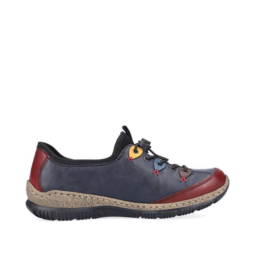 Rieker Artikelnummer N3271-35 Rieker Damen Slipper azurblau 50% Rabatt mit kostenlosem Versand