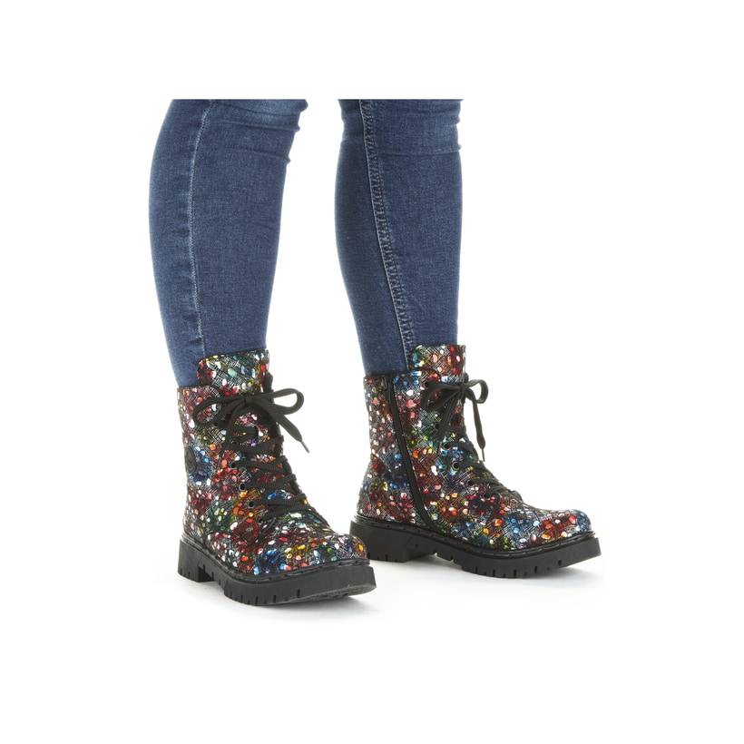 Rieker Artikelnummer Y2440-90 Rieker Damen Biker Boots bunt Black Friday Preise