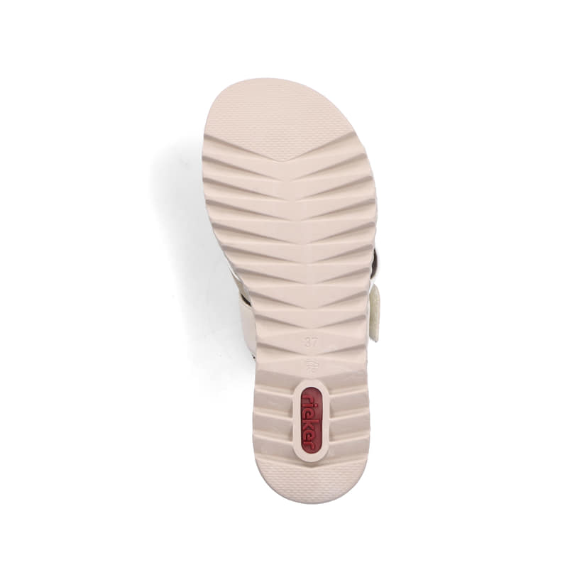 Rieker Artikelnummer V4652-90 Rieker Damen Pantoletten champagner-zartrosa Outlet