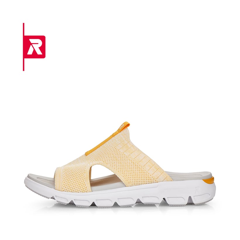 Rieker Artikelnummer V8403-68 Rieker Damen Pantoletten pastel yellow