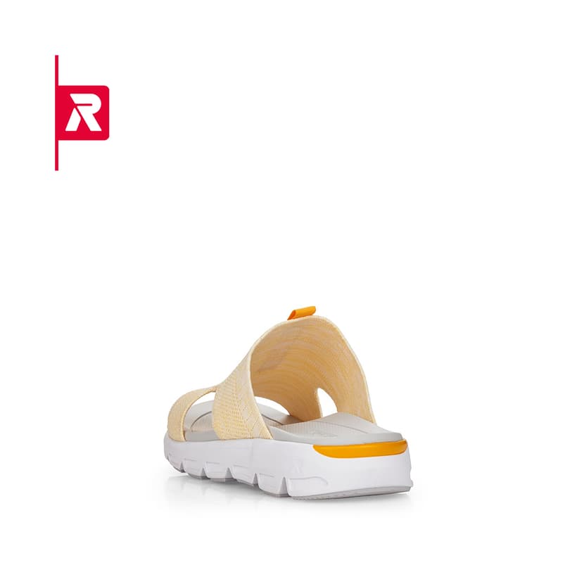 Rieker Artikelnummer V8403-68 Rieker Damen Pantoletten pastel yellow Auslauf