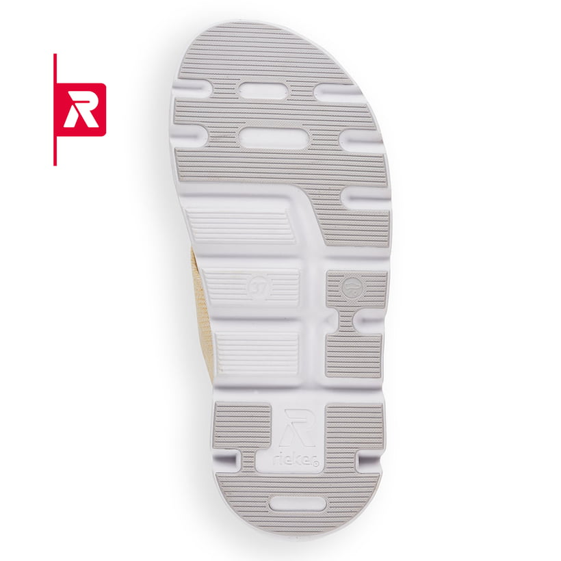 Rieker Artikelnummer V8403-68 Rieker Damen Pantoletten pastel yellow Auslauf