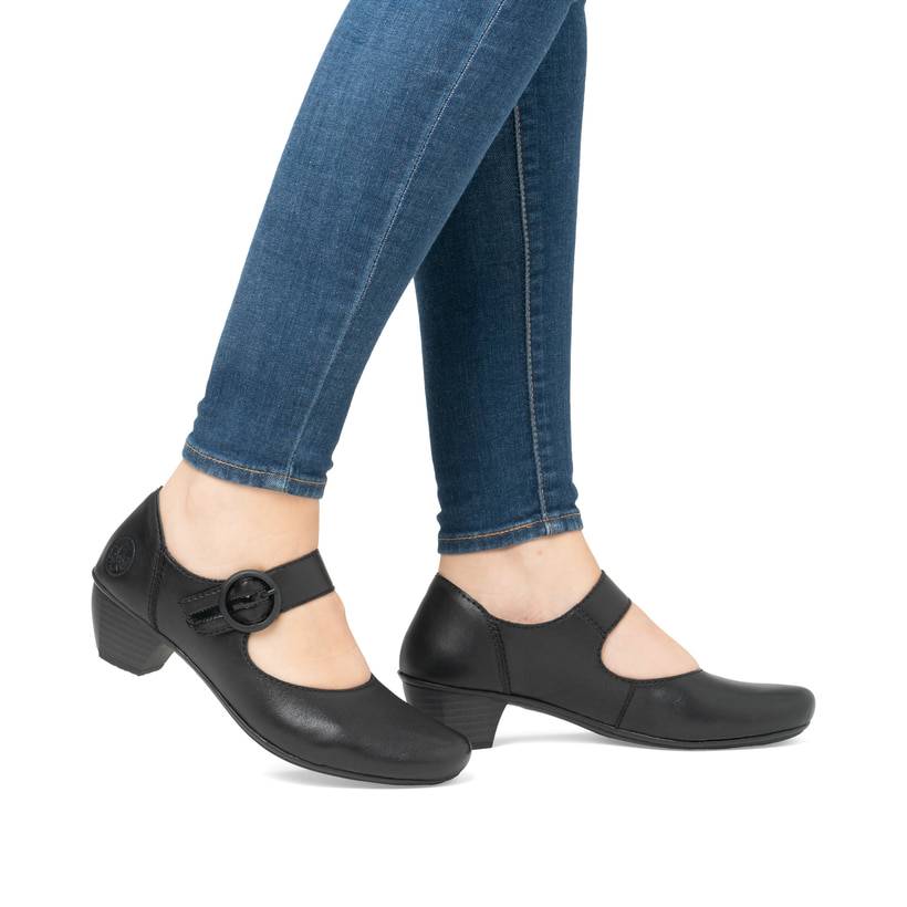 Rieker Artikelnummer 41756-00 Rieker Damen Pumps nachtschwarz Angebote