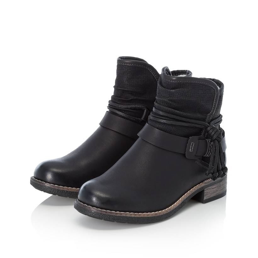 Rieker Artikelnummer 94689-00 Rieker Damen Kurzstiefel nachtschwarz im Angebot
