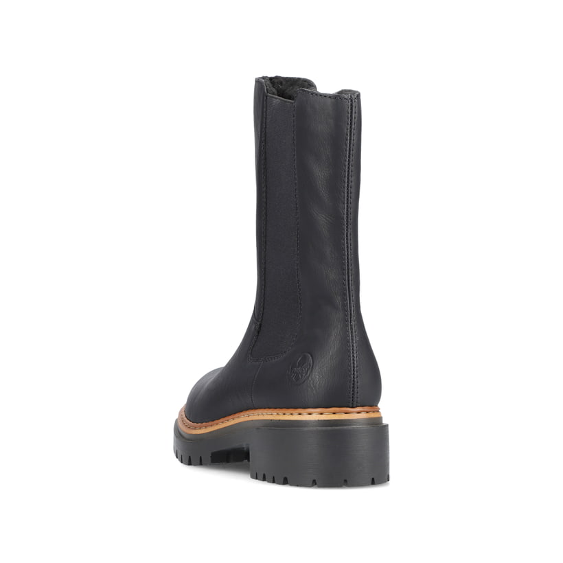 Rieker Artikelnummer 72683-00 Rieker Damen Chelsea Boots nachtschwarz Schlussverkauf