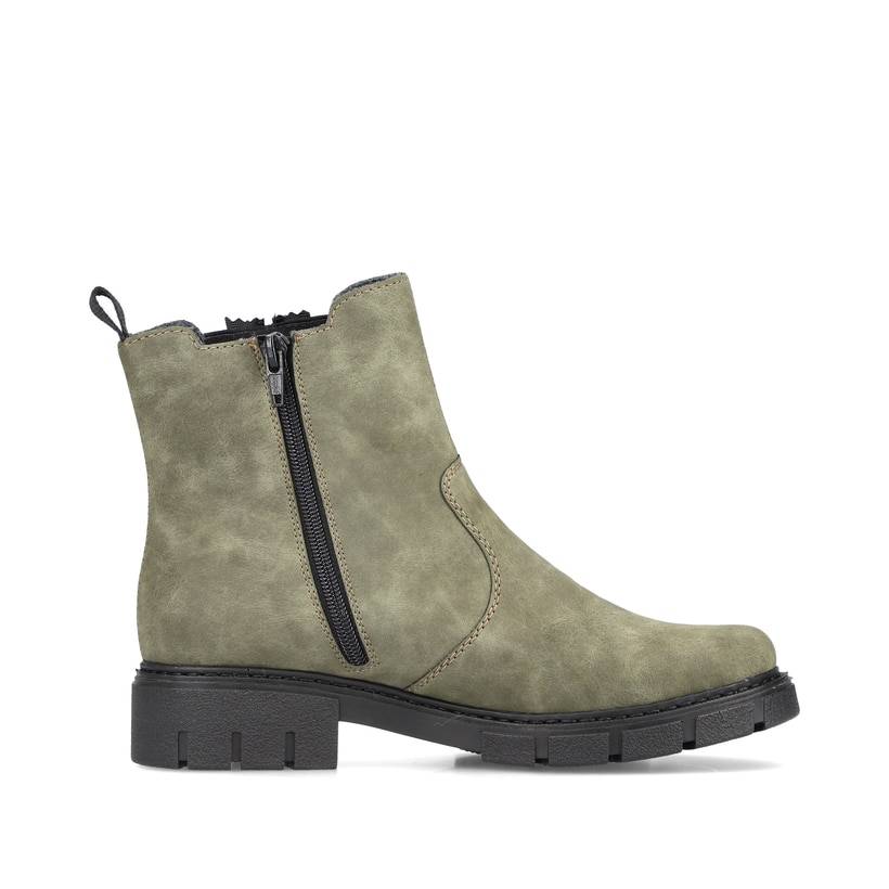 Rieker Artikelnummer Z3560-54 Rieker Damen Chelsea Boots laubgrün Fabrik Onlineshop