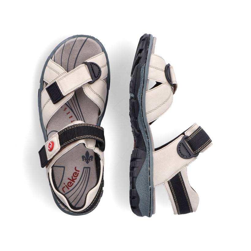 Rieker Artikelnummer 68851-80 Rieker Damen Trekkingsandalen perlweiß Fabrikpreis