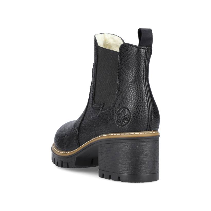Rieker Artikelnummer Y8650-00 Rieker Damen Chelsea Boots mattschwarz Sonderangebot
