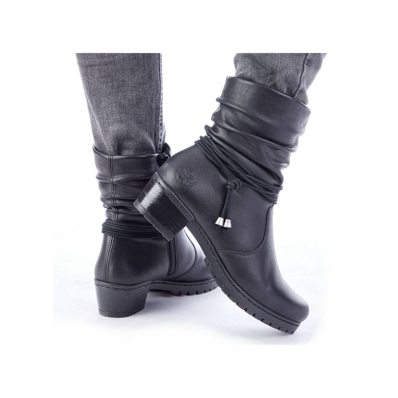 Rieker Artikelnummer Y17R2-00 Rieker Damen Stiefeletten tiefschwarz Rabatt