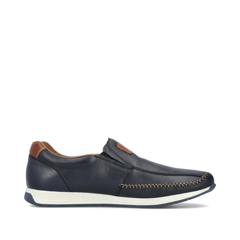 Rieker Artikelnummer 11962-14 Rieker Herren Slipper ozeanblau Großer Ausverkauf