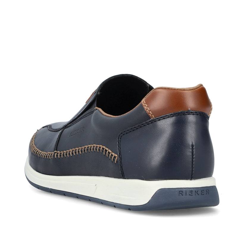 Rieker Artikelnummer 11962-14 Rieker Herren Slipper ozeanblau Großer Ausverkauf