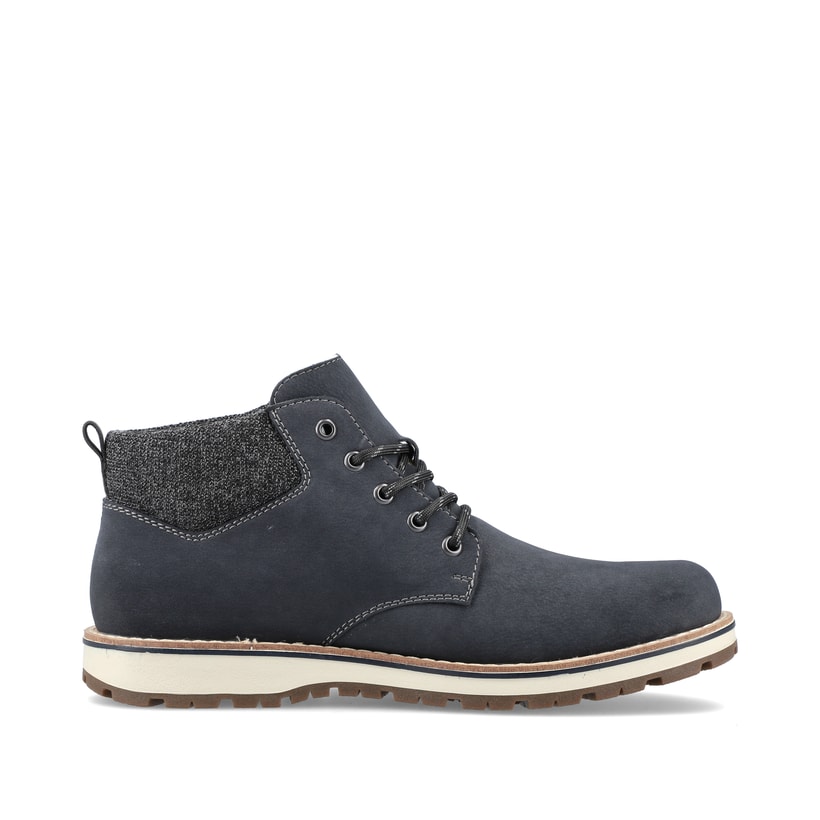Rieker Artikelnummer 38419-16 Rieker Herren Schnürstiefel pazifikblau Begrenztes Angebot