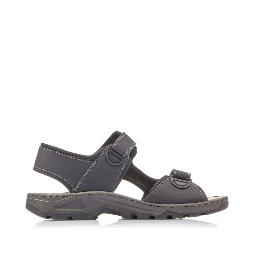 Rieker Artikelnummer 26156-02 Rieker Herren Trekkingsandalen graphitschwarz Online Shopping
