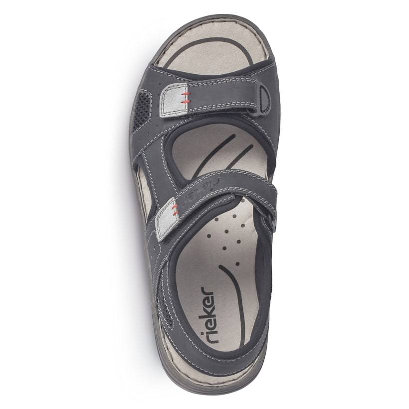 Rieker Artikelnummer 26156-02 Rieker Herren Trekkingsandalen graphitschwarz Online Shopping