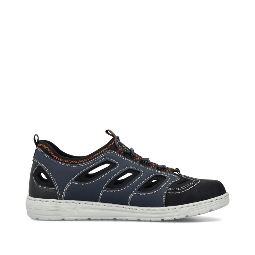 Rieker Artikelnummer 08665-14 Rieker Herren Slipper schieferblau Preisnachlass