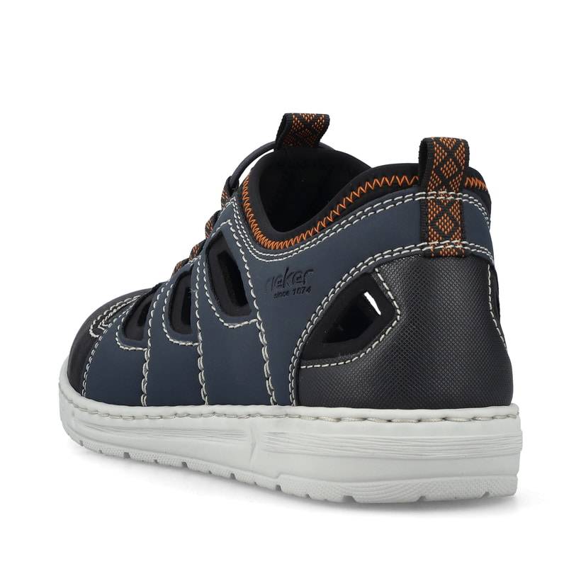 Rieker Artikelnummer 08665-14 Rieker Herren Slipper schieferblau Preisnachlass
