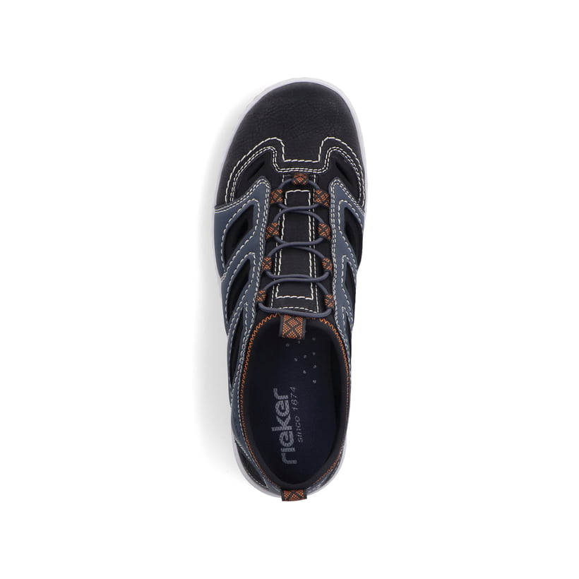 Rieker Artikelnummer 08665-14 Rieker Herren Slipper schieferblau Preisnachlass