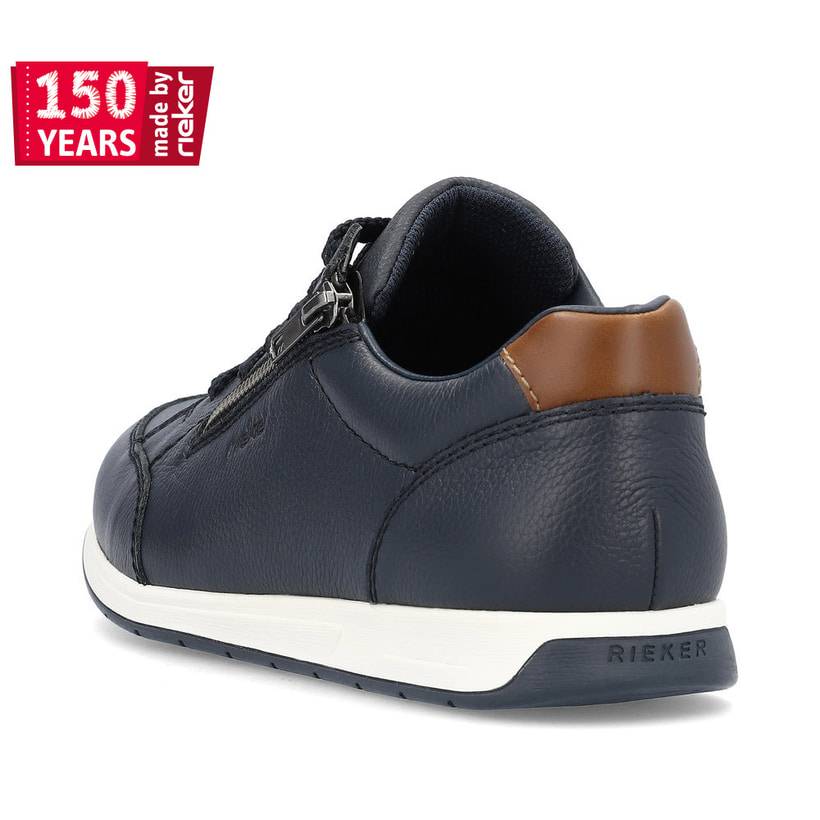 Rieker Artikelnummer 11903-14 Rieker Herren Sneaker Low stahlblau Osterangebot