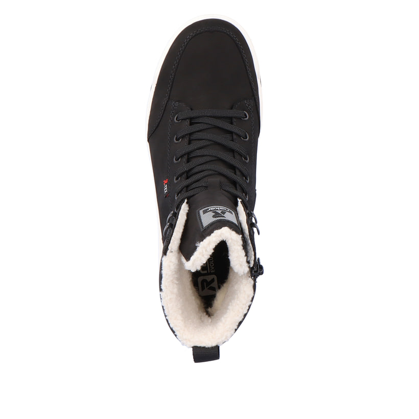 Rieker Artikelnummer U0071-00 Rieker Herren Sneaker High asphaltschwarz Muttertagsangebot