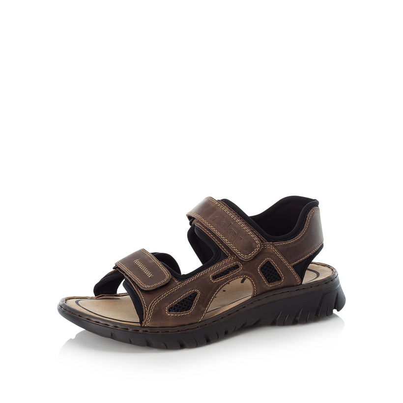 Rieker Artikelnummer 26761-26 Rieker Herren Trekkingsandalen dunkelbraun Jubiläumsangebot