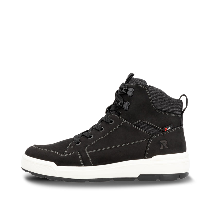 Rieker Artikelnummer U0070-00 Rieker Herren Sneaker High asphaltschwarz Neueste Mode