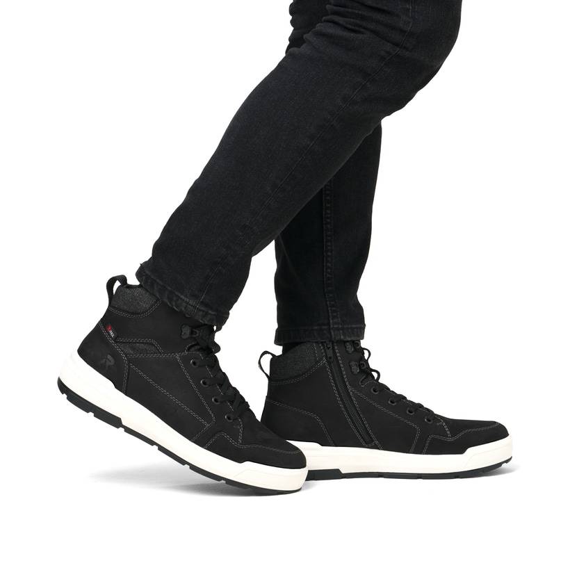 Rieker Artikelnummer U0070-00 Rieker Herren Sneaker High asphaltschwarz Neueste Mode