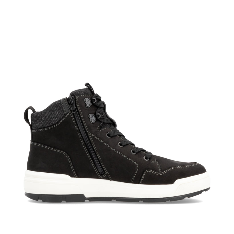Rieker Artikelnummer U0070-00 Rieker Herren Sneaker High asphaltschwarz Neueste Mode