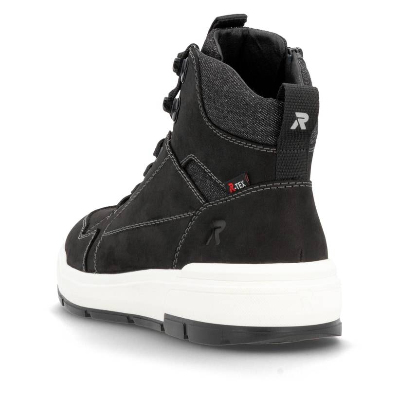 Rieker Artikelnummer U0070-00 Rieker Herren Sneaker High asphaltschwarz Neueste Mode