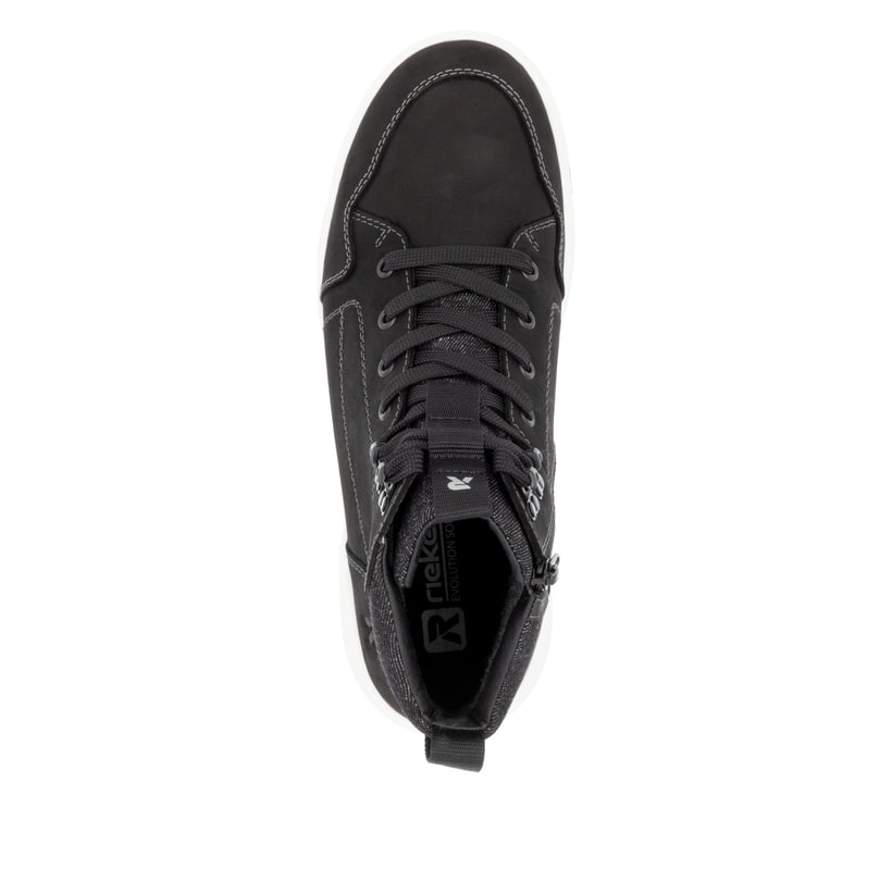 Rieker Artikelnummer U0070-00 Rieker Herren Sneaker High asphaltschwarz Neueste Mode