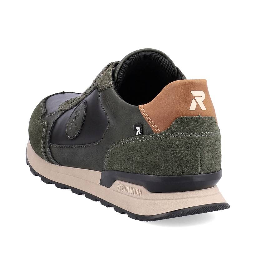 Rieker Artikelnummer U0305-54 Rieker Herren Sneaker Low rainforest green Bestseller