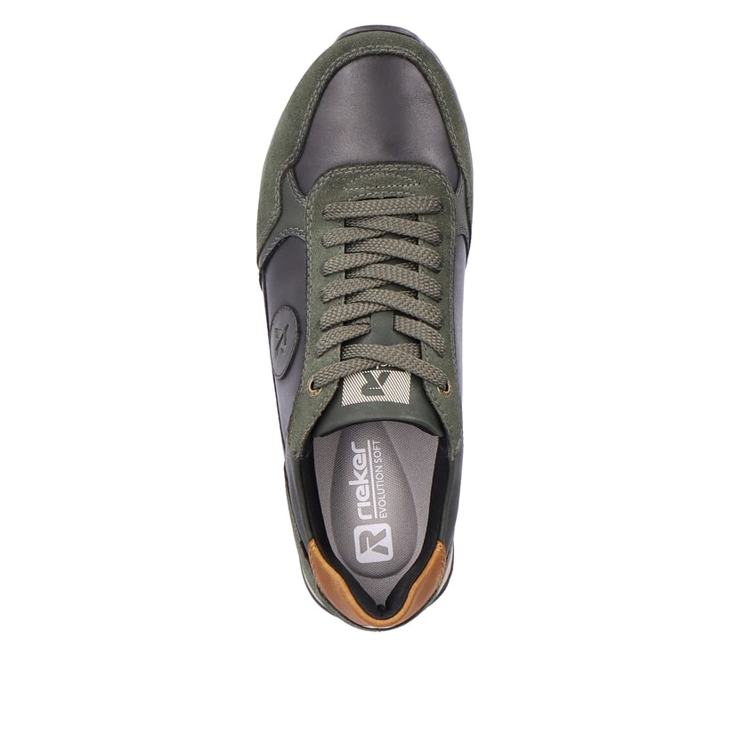 Rieker Artikelnummer U0305-54 Rieker Herren Sneaker Low rainforest green Bestseller